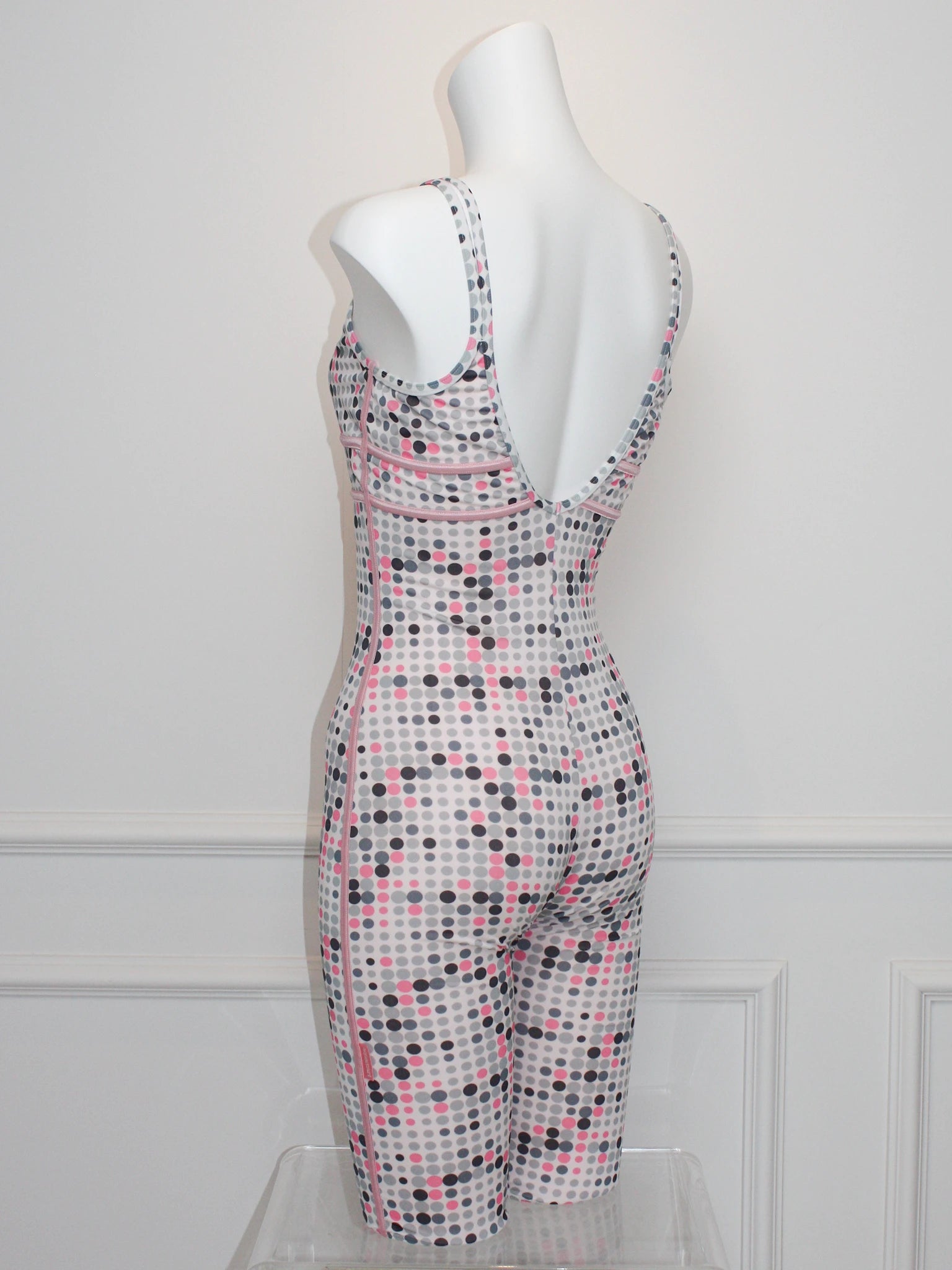 Pink Grey Dot