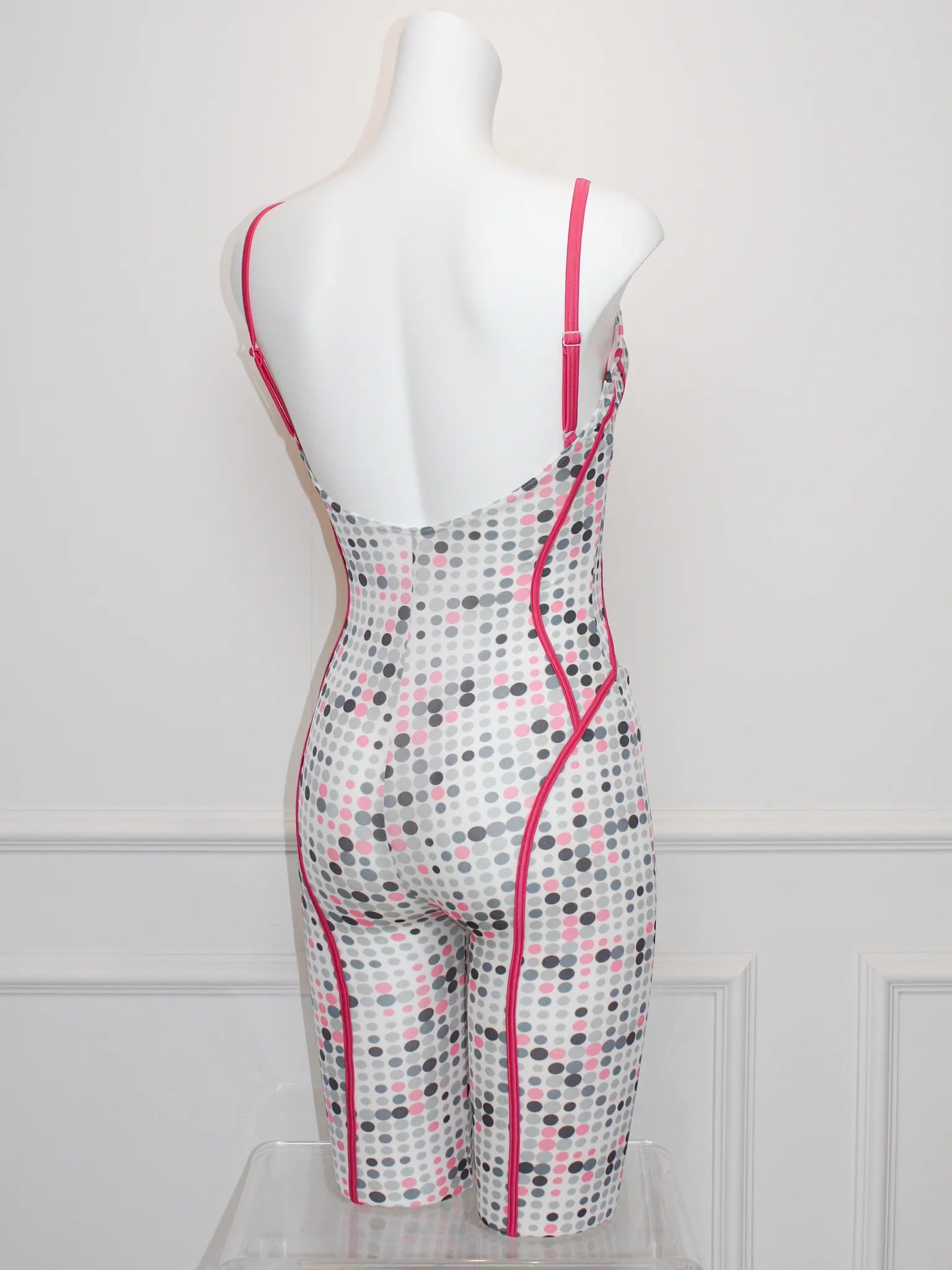 Pink Grey Dot