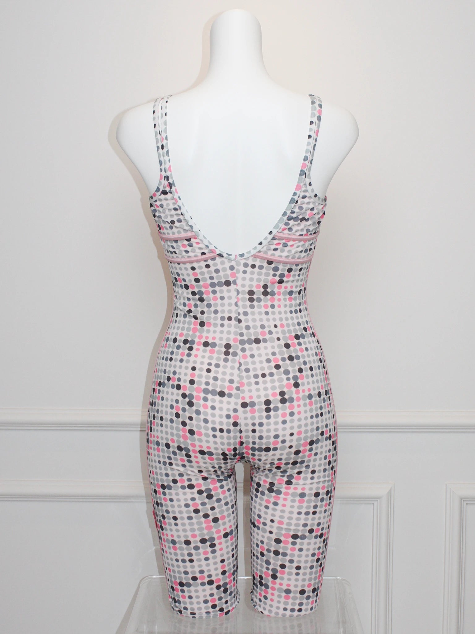 Pink Grey Dot