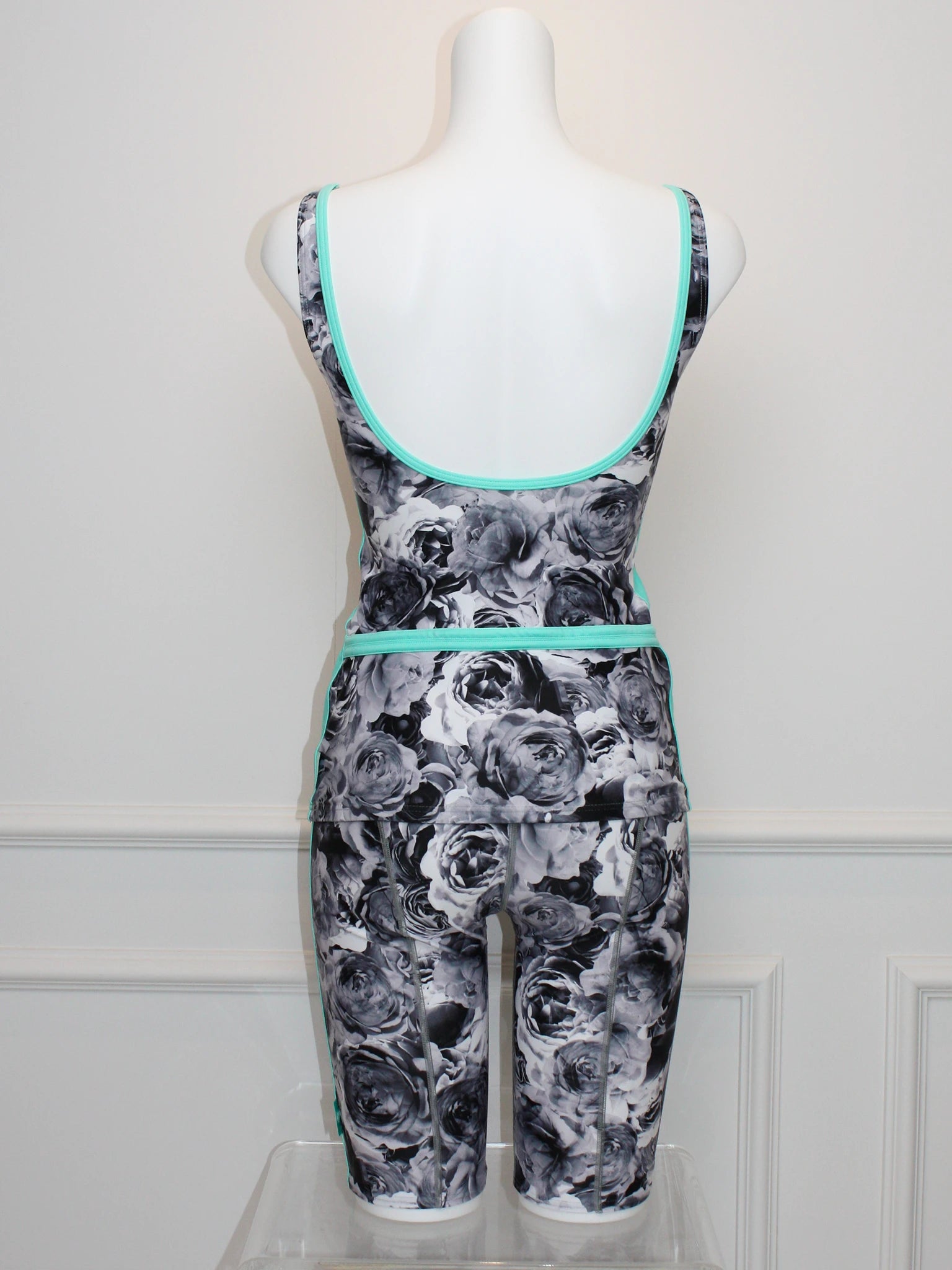 Aqua Blue Two Piece