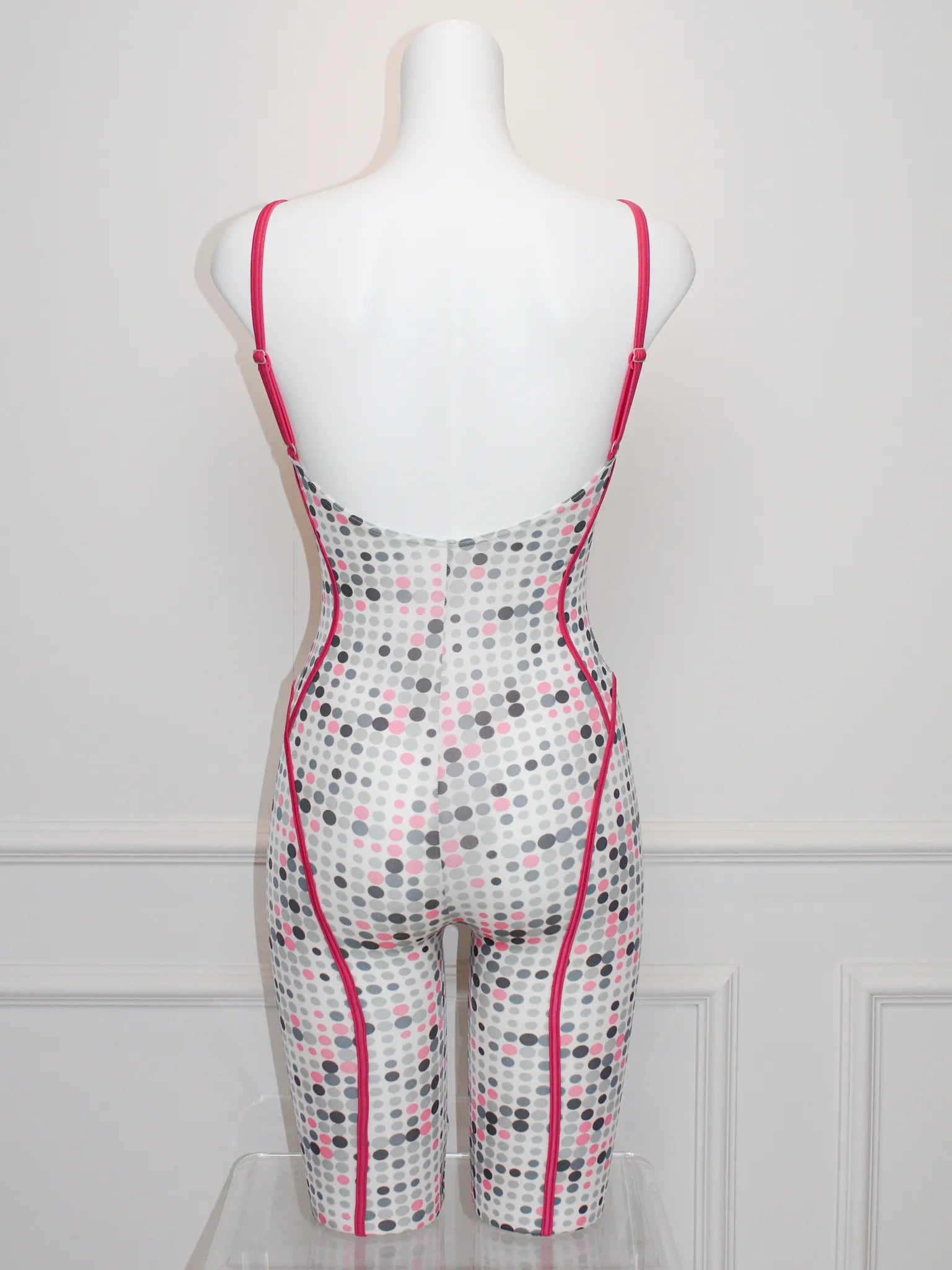 Pink Grey Dot