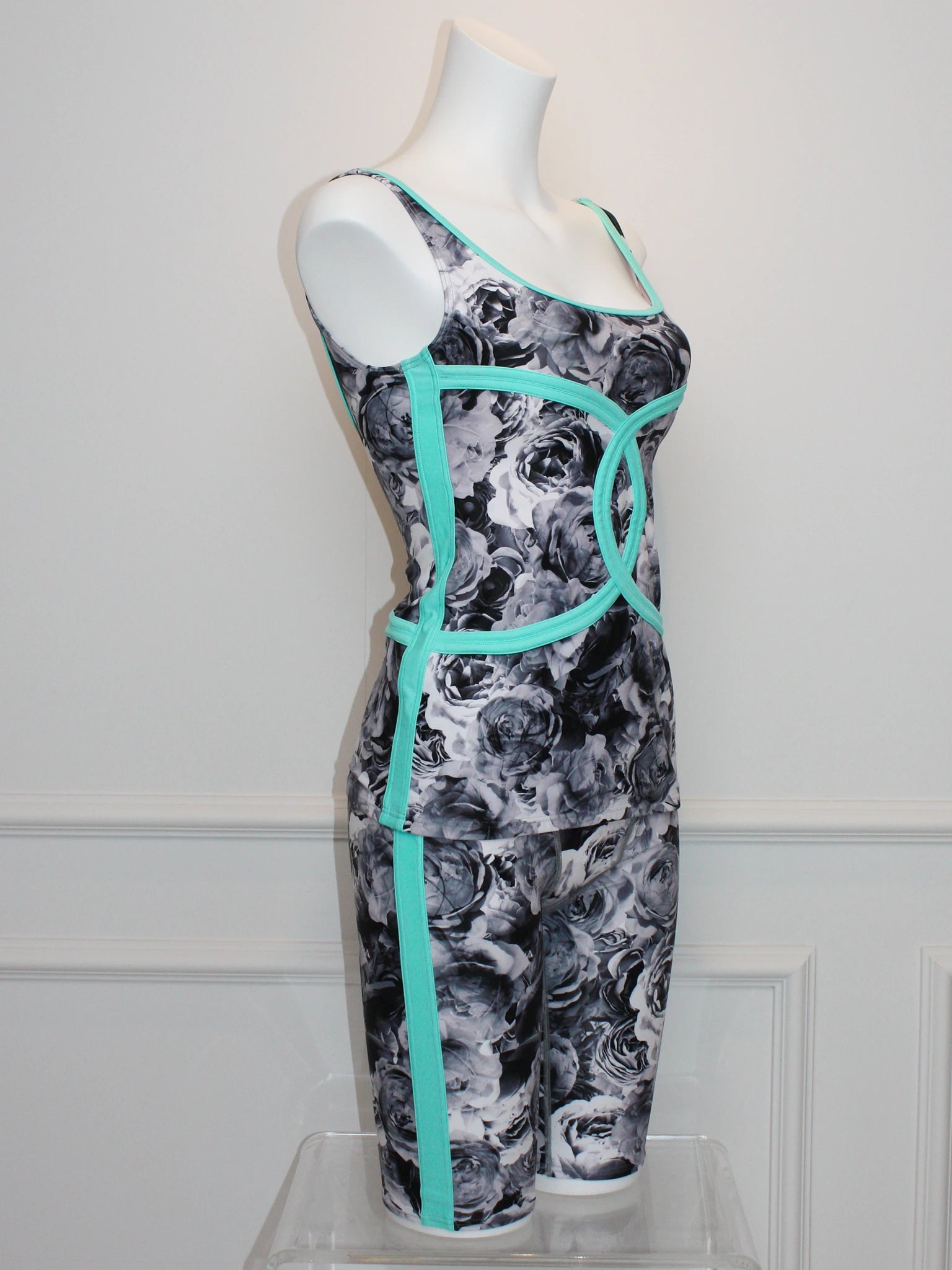 Aqua Blue Two Piece
