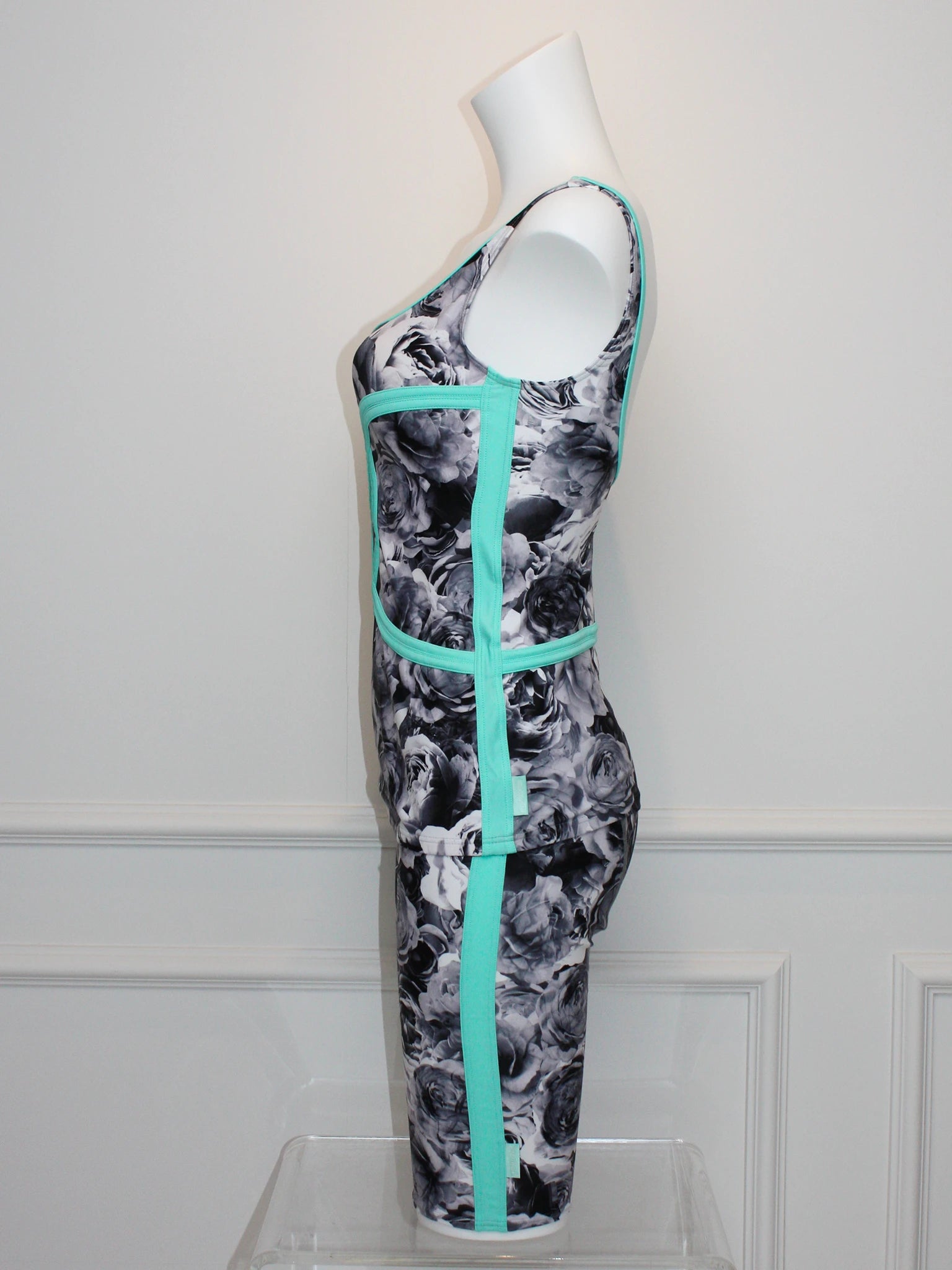Aqua Blue Two Piece