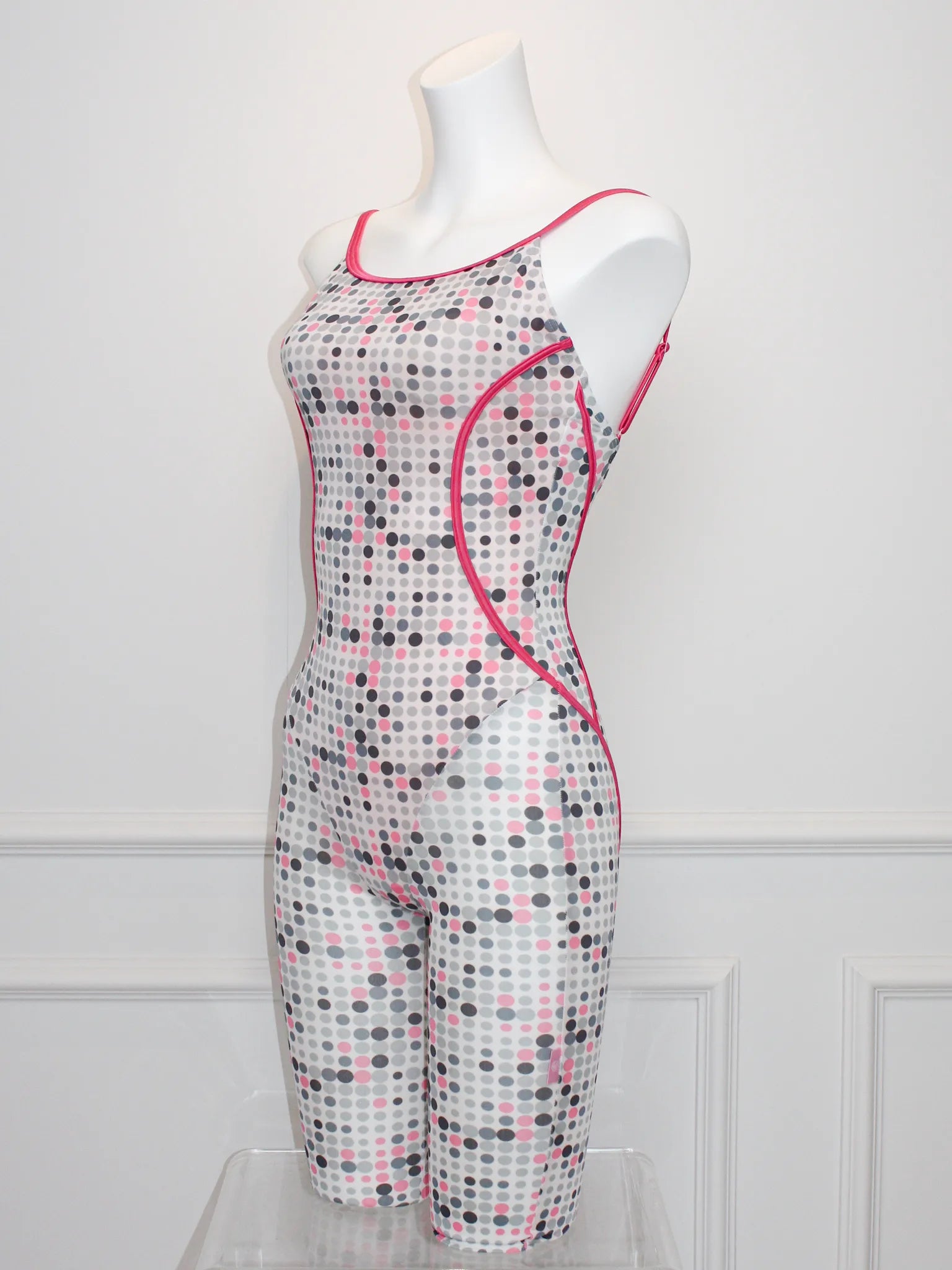 Pink Grey Dot
