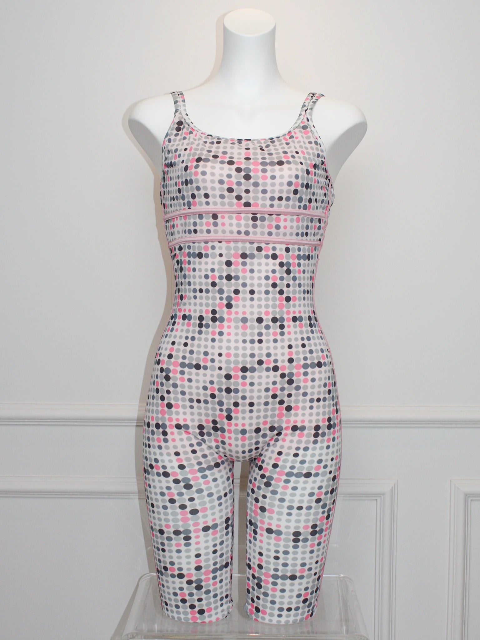 Pink Grey Dot