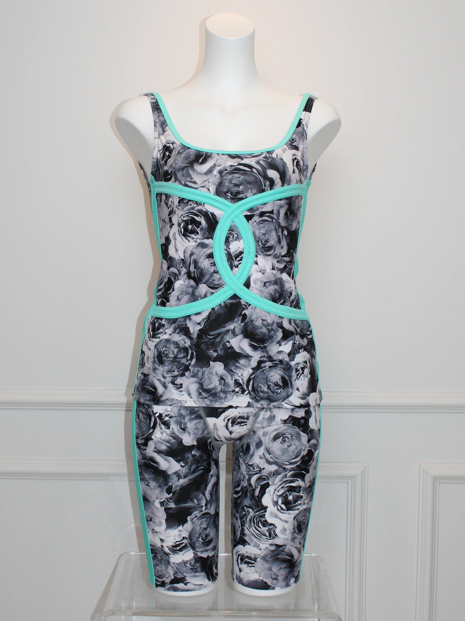 Aqua Blue Two Piece