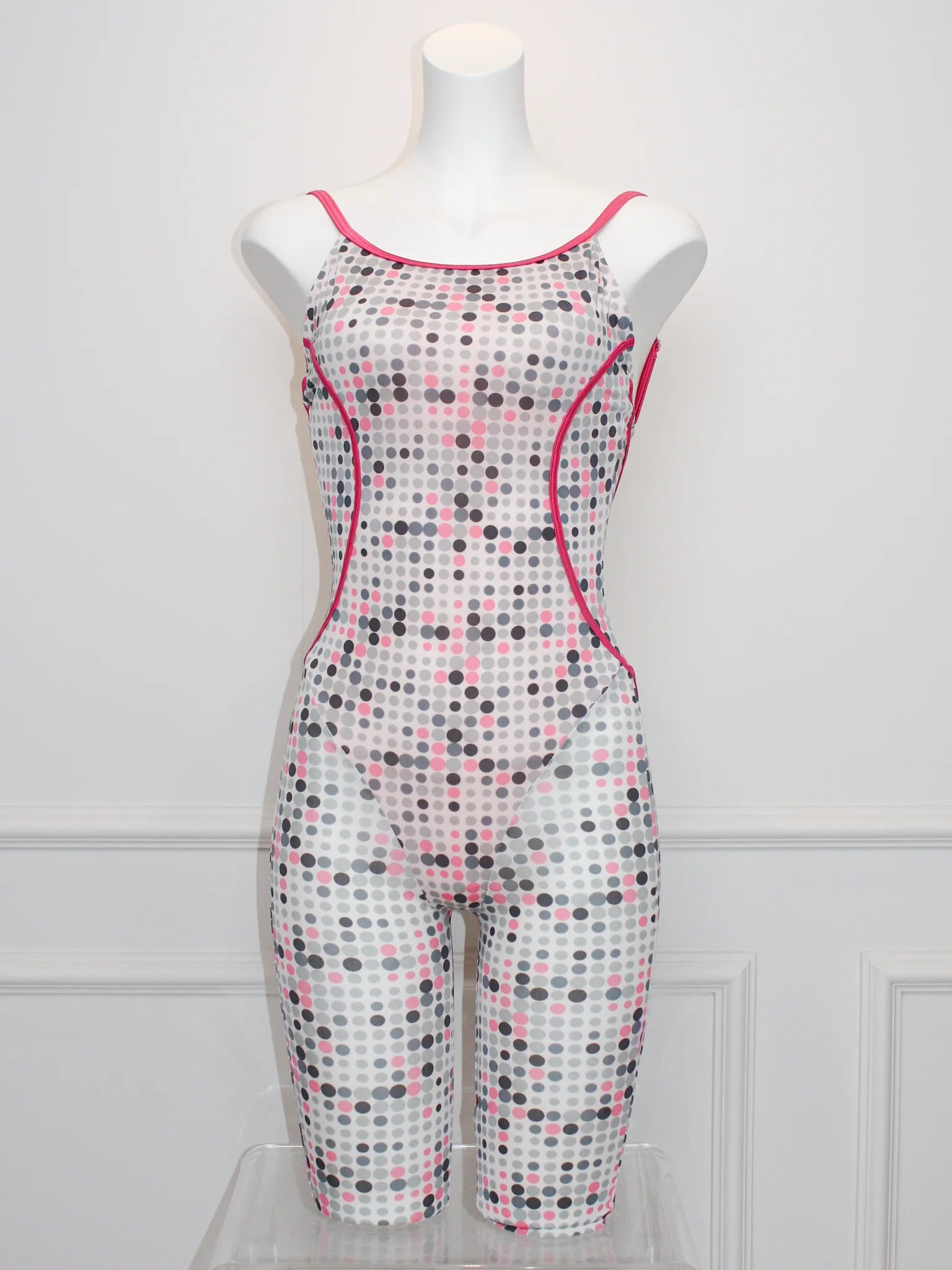 Pink Grey Dot